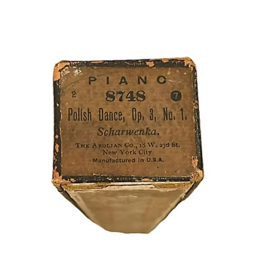 Aeolian Piano Roll #8748, Polish Dance‎ Op 3. No 1. Scharwenka