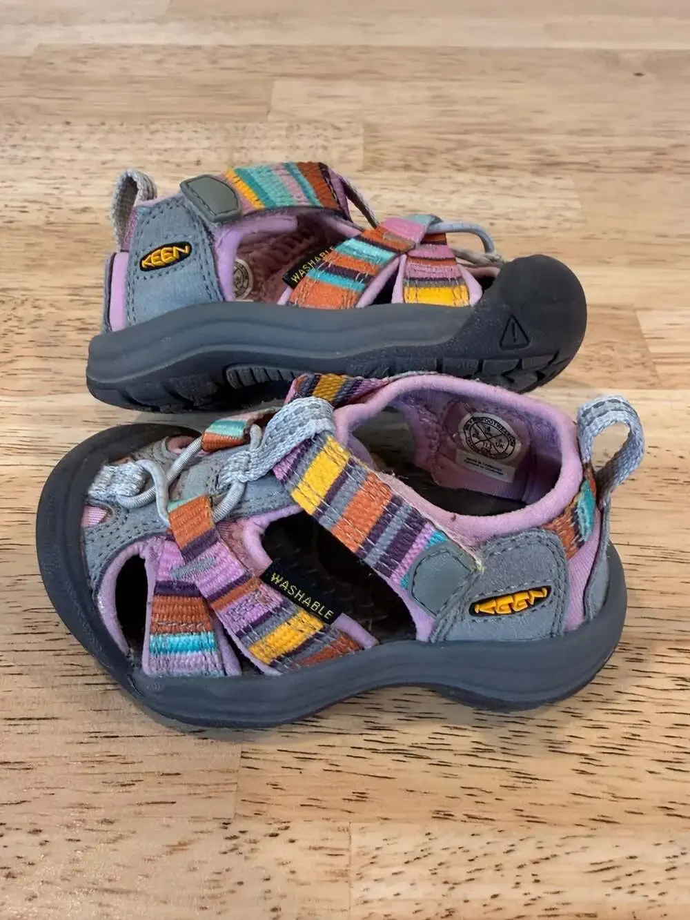 KEEN Venice H2 Kids Water Sandals, Lilac/Raya Stripe