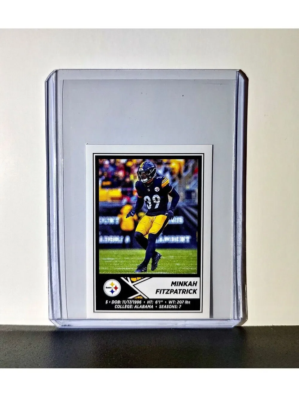 Minkah Fitzpatrick 2024 Panini NFL Sticker #166 Pittsburgh Steelers