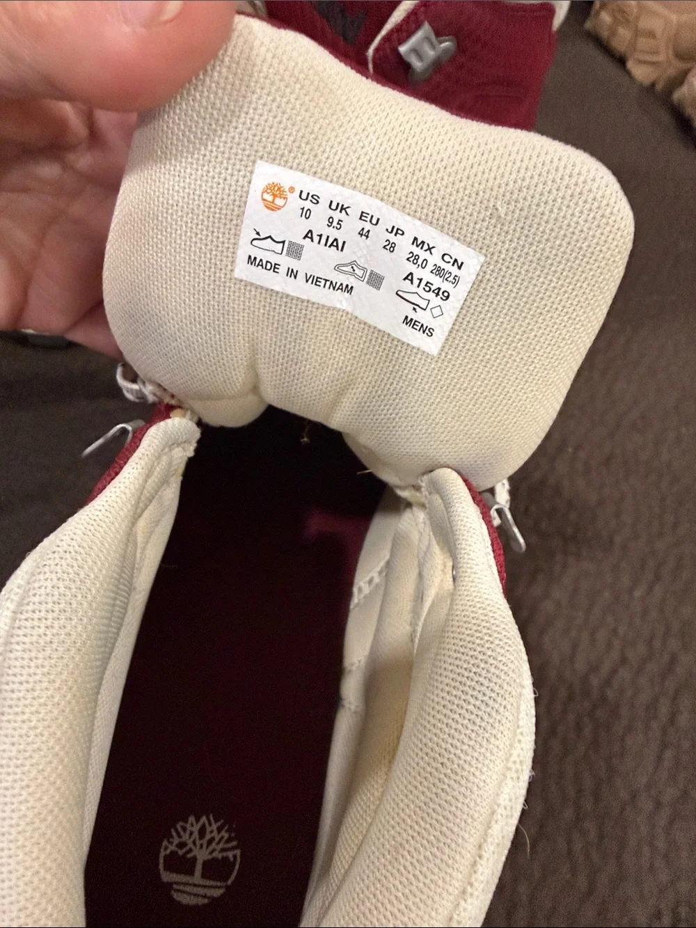 Timberland breathable mesh