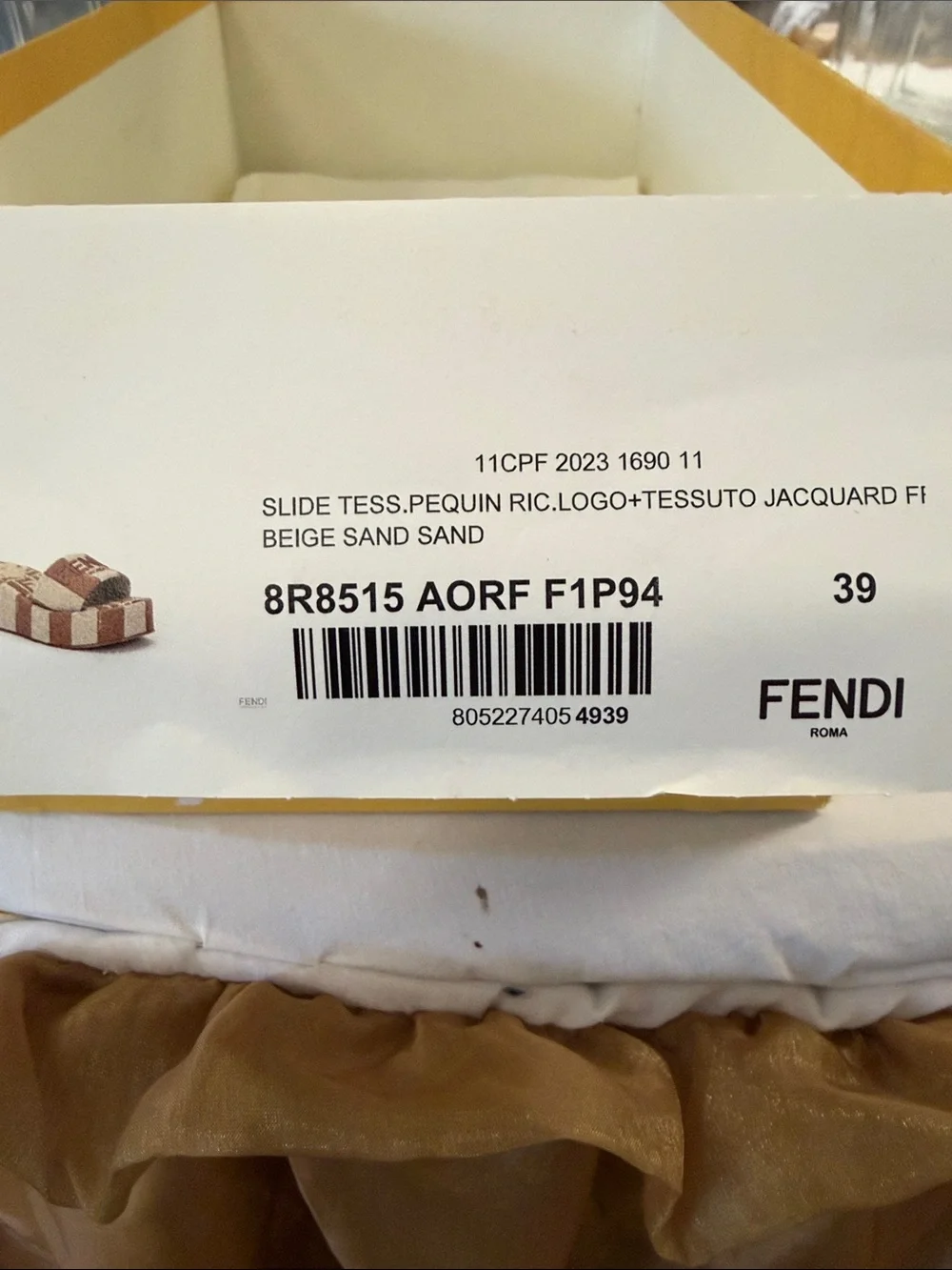 Fendi designer slides