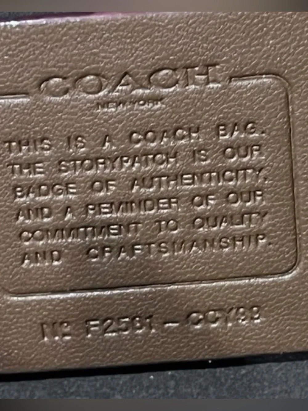 Coach wardrobe luxury but