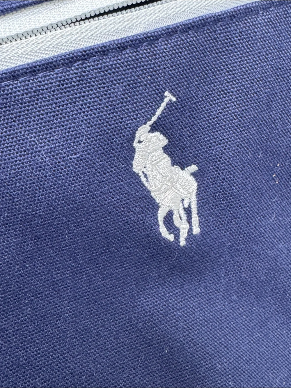 Polo Ralph Lauren Leather and fabric Duffel Bag new