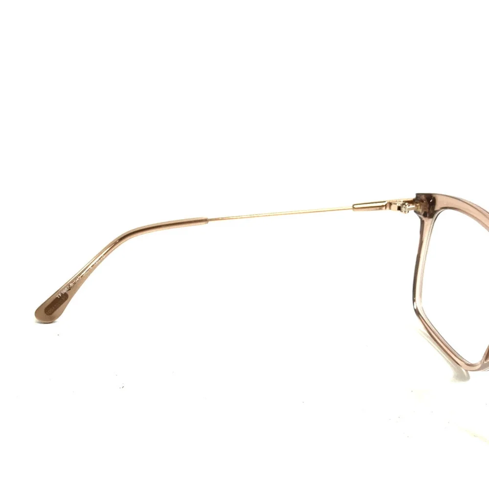 Tom Ford Eyeglasses Frames TF5687-B 045 Clear Light Brown Gold Cat Eye 56-14-140