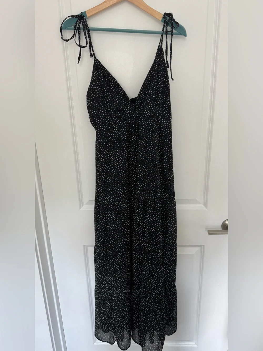 Abercrombie & Fitch dot straps white