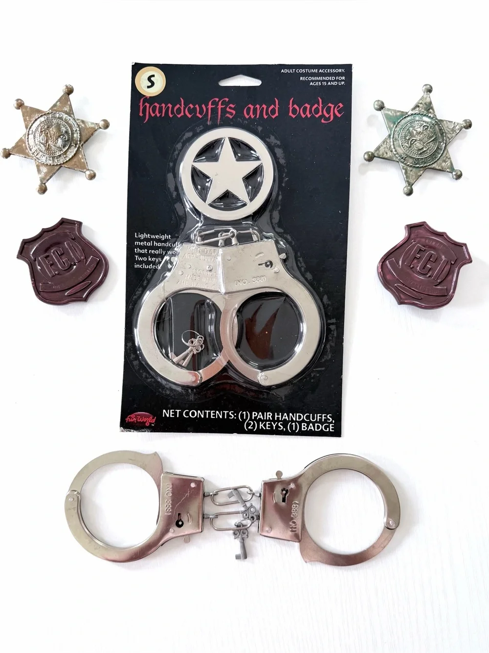Costume plastic packaged five