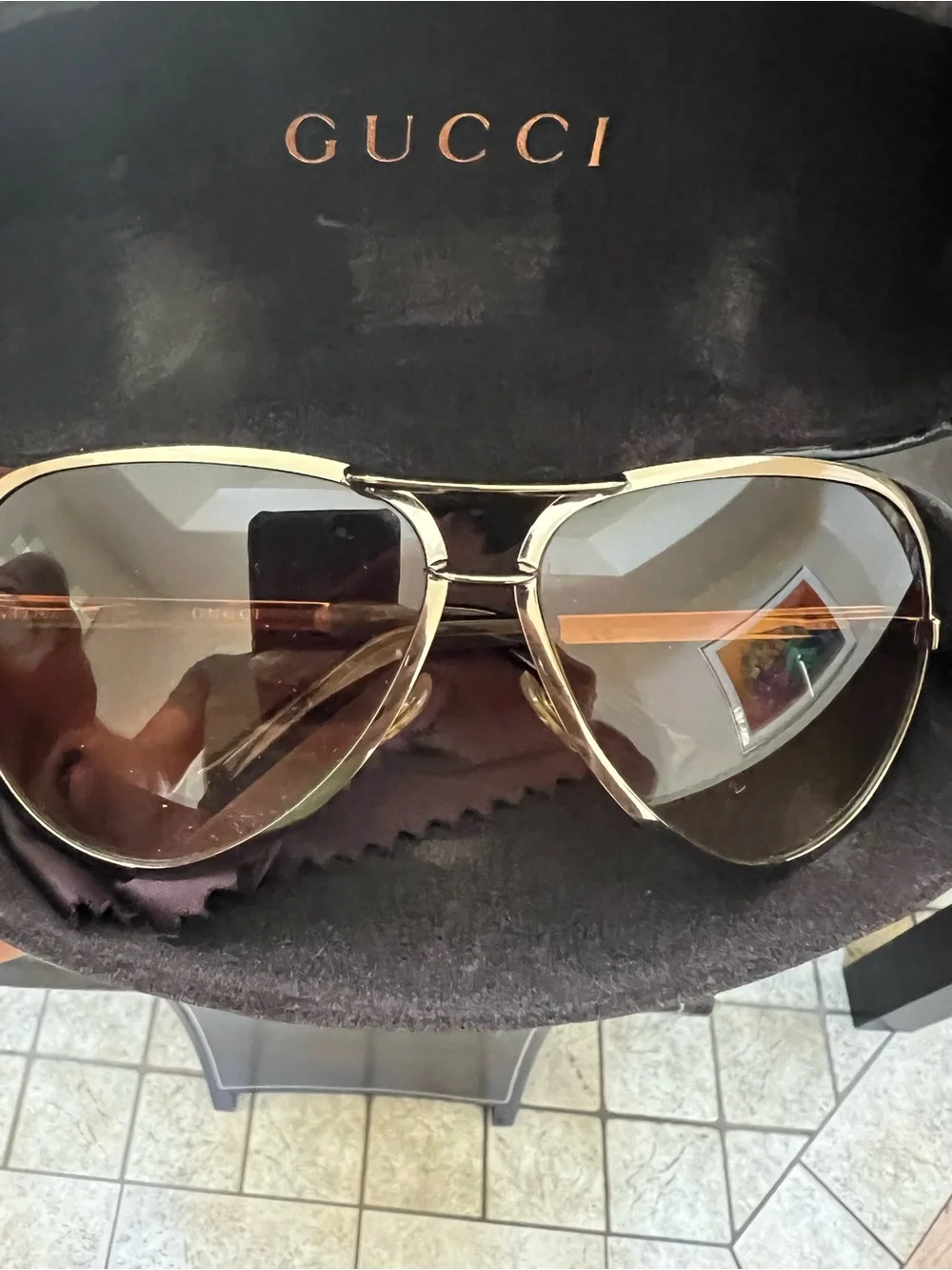 Gucci stylish aviator