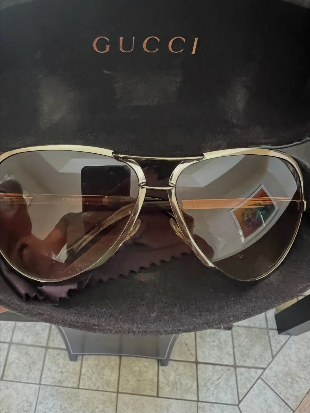 Gucci stylish aviator