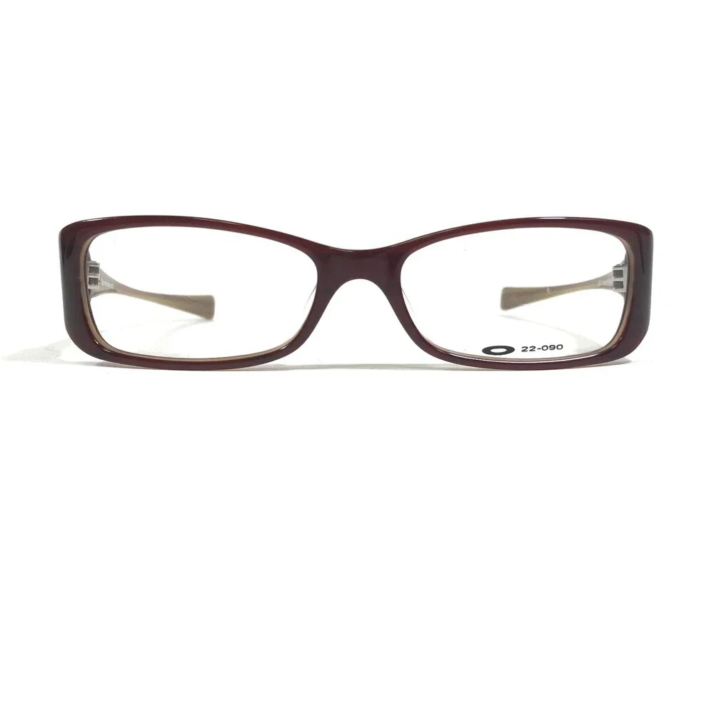 Oakley Spontaneous 4.0 Striped Plum Eyeglasses Frames Brown Logos 51-16-130