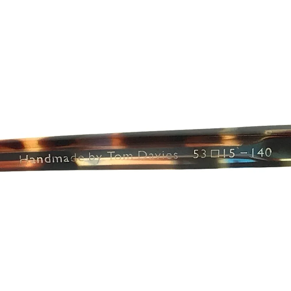 Tom Davies Eyeglasses Frames TD702 Col. 1979 Blue Brown Tortoise 51-15-140