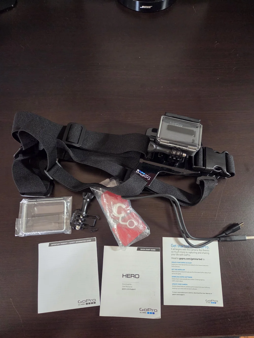 GoPro HERO LCD-Back Camera Housing in Clear/Black