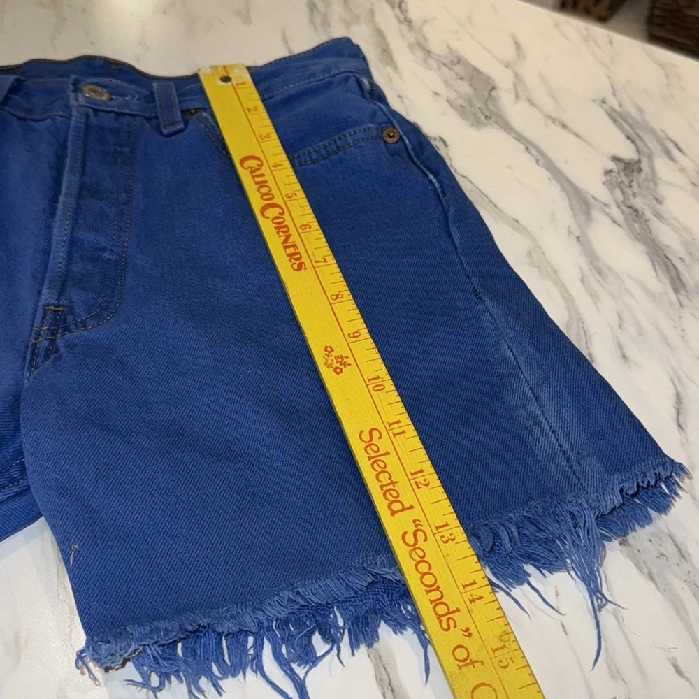 Levi's OVERDYED Blue Jean Shorts for Women Size XS
