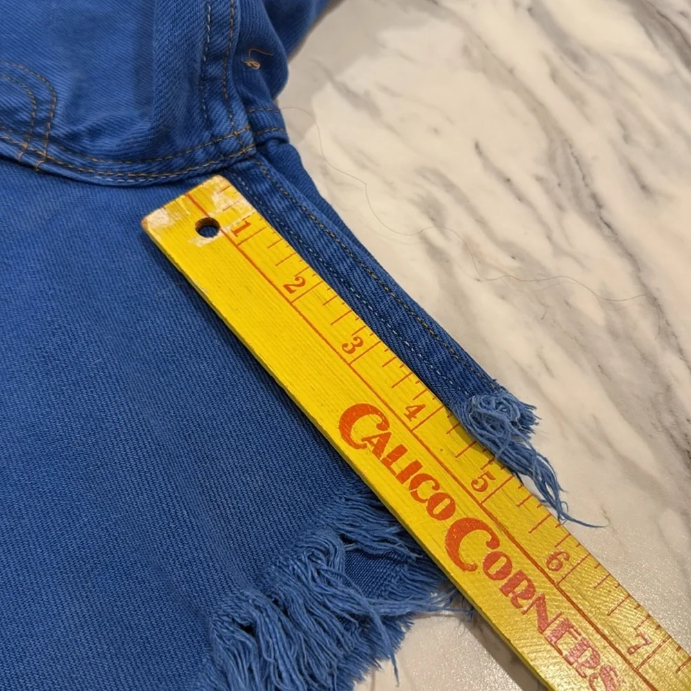 Levi's OVERDYED Blue Jean Shorts for Women Size XS