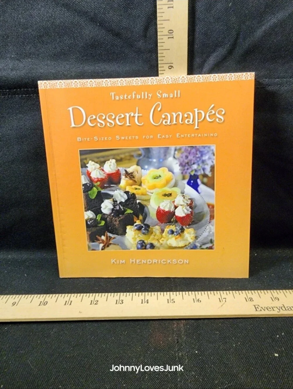 Tastefully Small Dessert Canapés Recipe Cookbook Complete Used