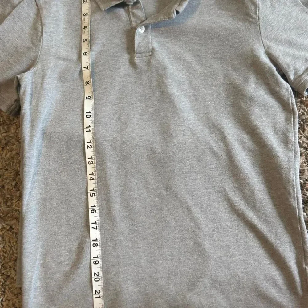 Old Navy Boys Gray Polo Shirt Bundle Lot of 3 Casual Short Sleeve School Size XL