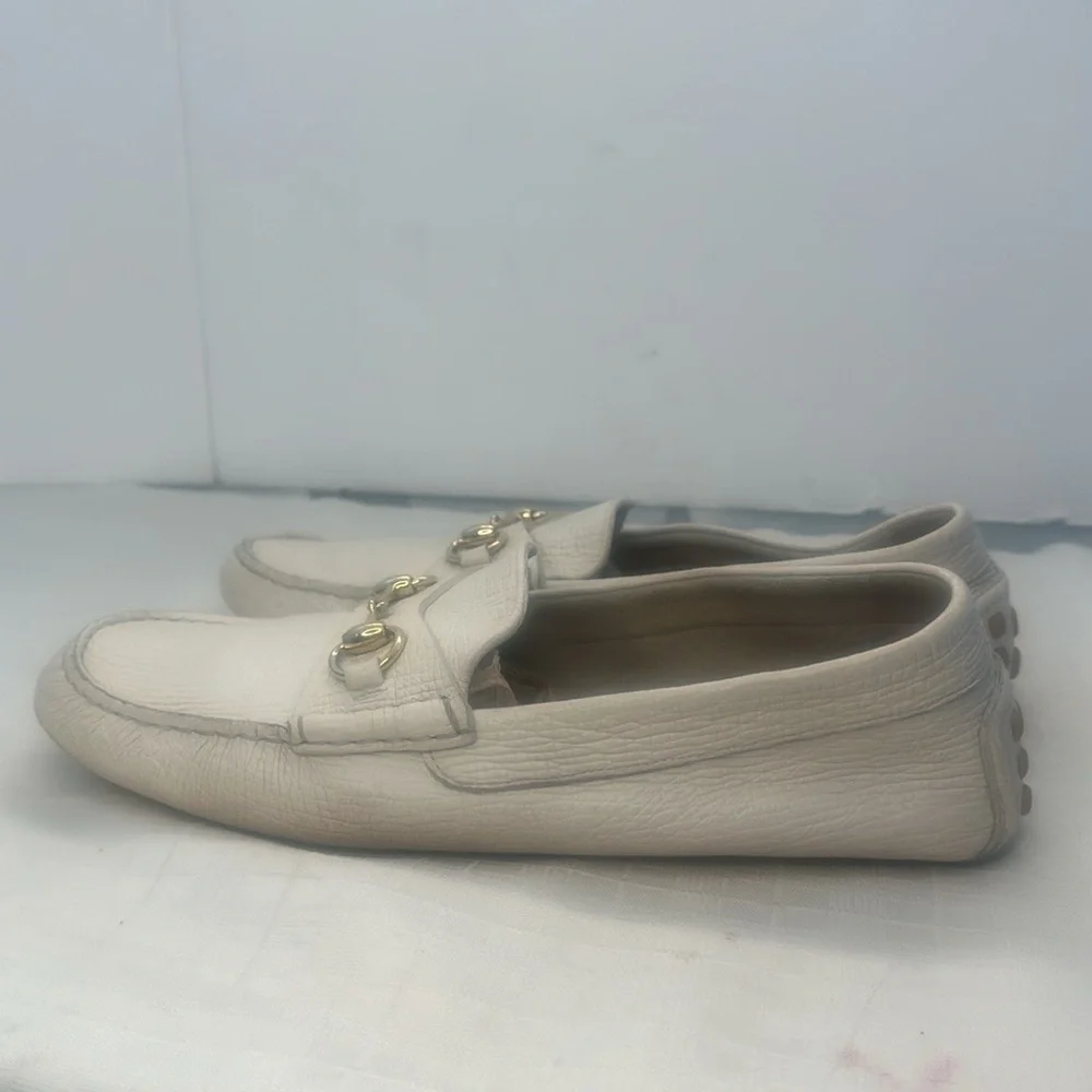 Gucci Horsebit Acapulco Loafer Drivers in Mystic White Size 10.5