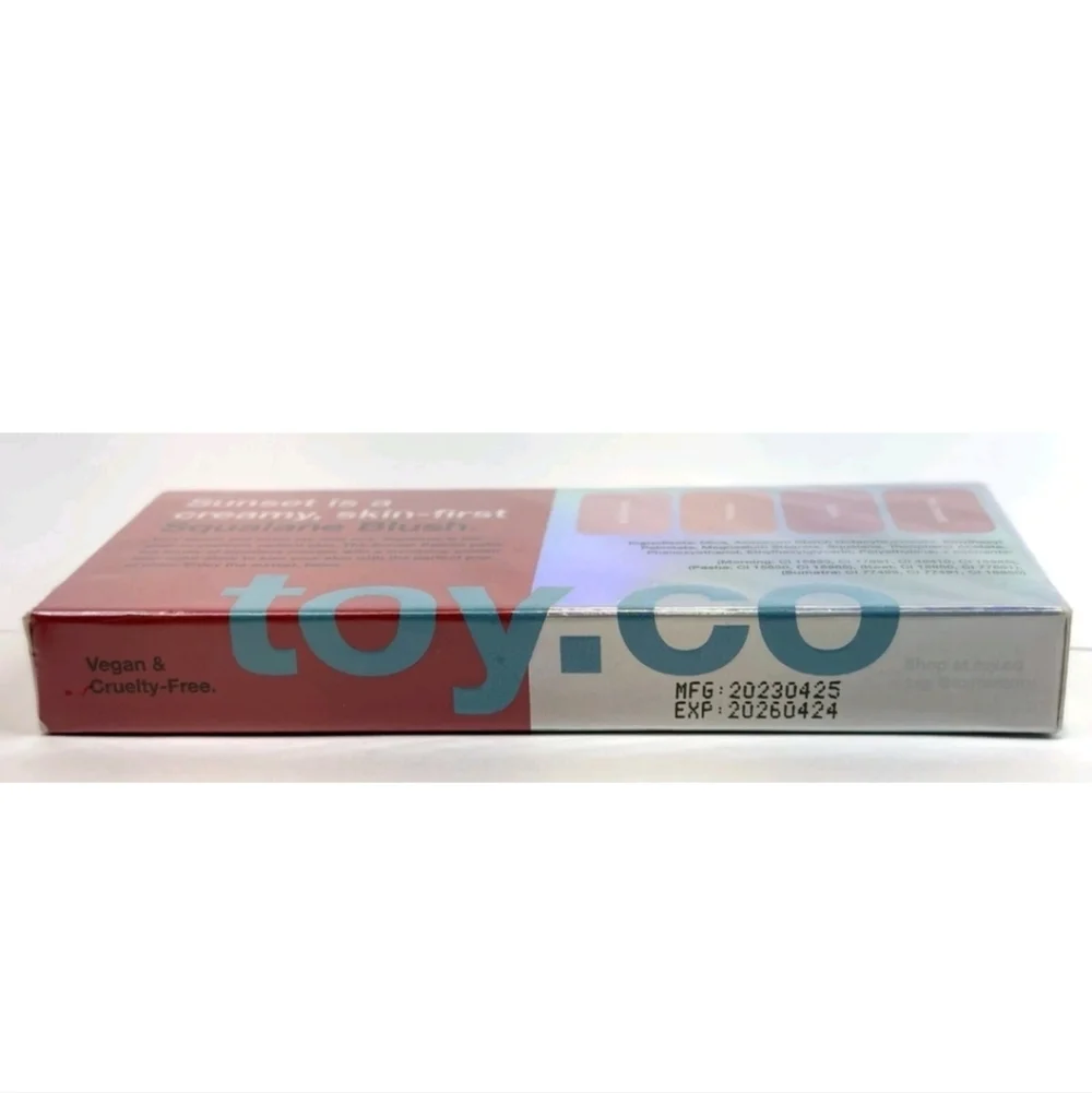 NIB ToyFactory Squalene Powder Blush in Sunset W/Squalane