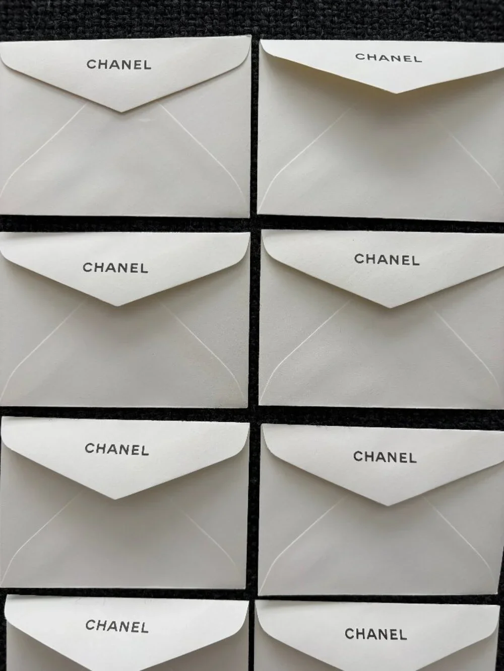 CHANEL envelopes cards