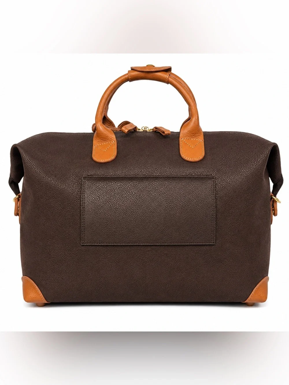 NWT Bric's Milano Life Collection 22” Brown Leather Weekender Cargo Duffle w/Tag
