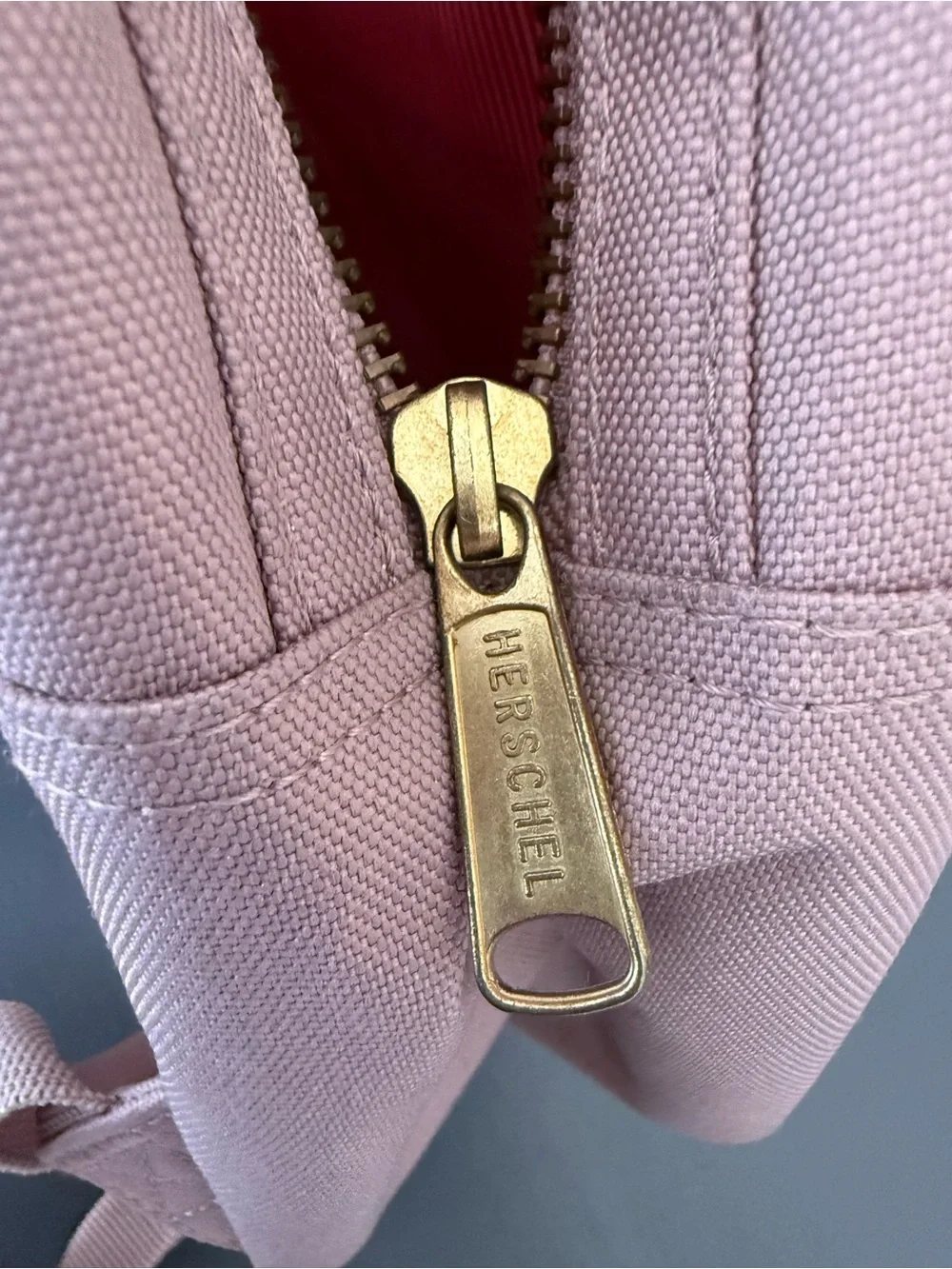 Herschel Supply Company Dusty Pink Mini Backpack with Gold Hardware