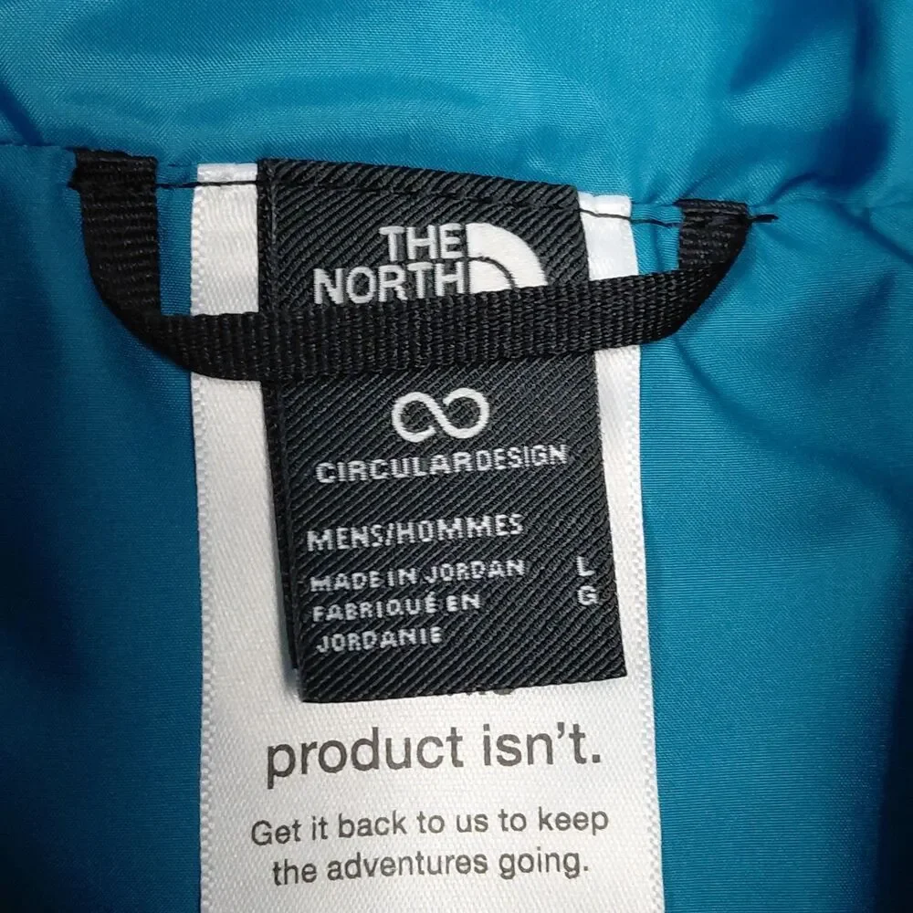 NEW The North Face Thermal Insulation Jacket Mens Large Digital Steel Thermoball
