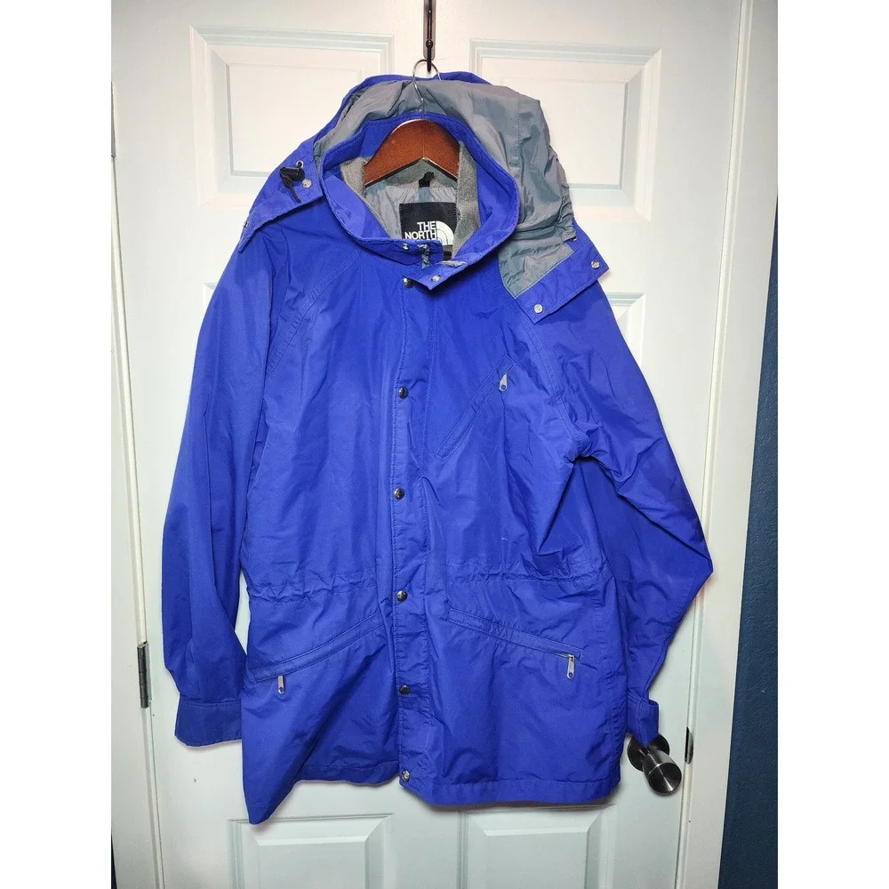 The North Face Gore-Tex Jacket Men's L Vintage 90s Made in USA Blue Gorpcore