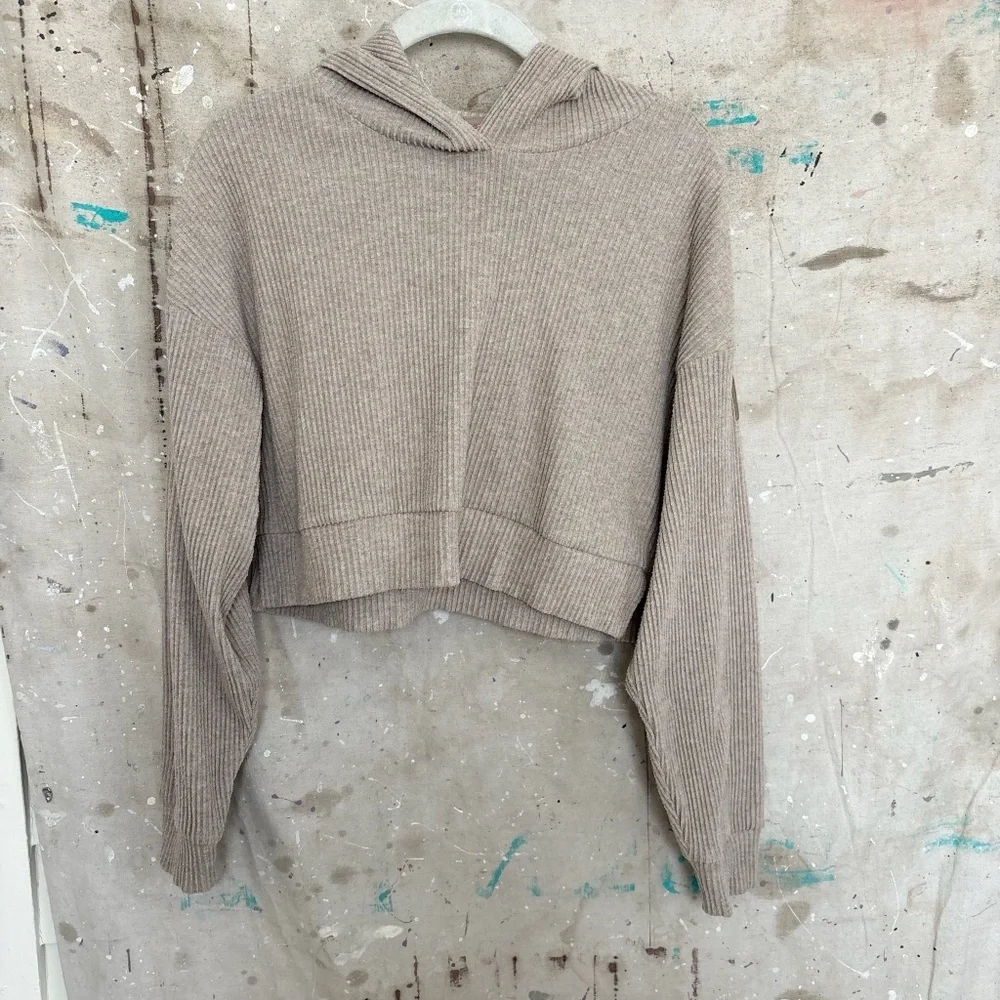 Alo Yoga Muse Hoodie, Gravel Heather