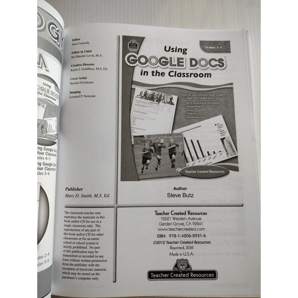 Using‎ Google Docs in the Classroom, Grades 6-8 by Steve Butz (2012)  TCR 2931