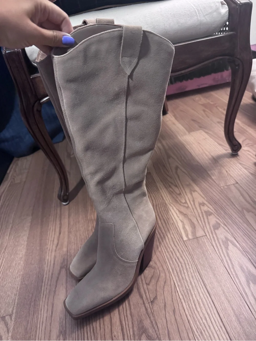 Vince Camuto worn suede