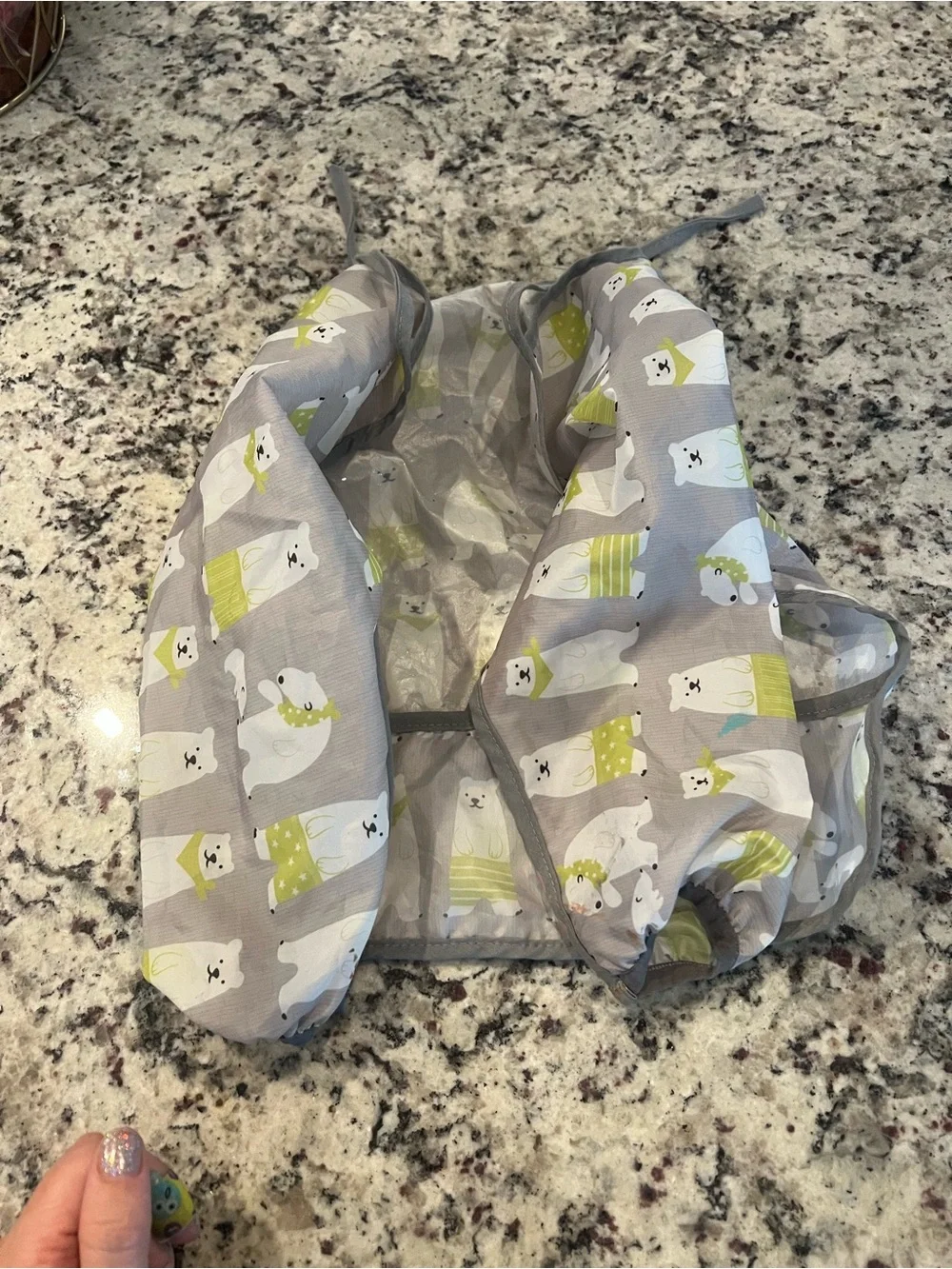 2 Tiny Twinkle travel bibs and 1 art smock