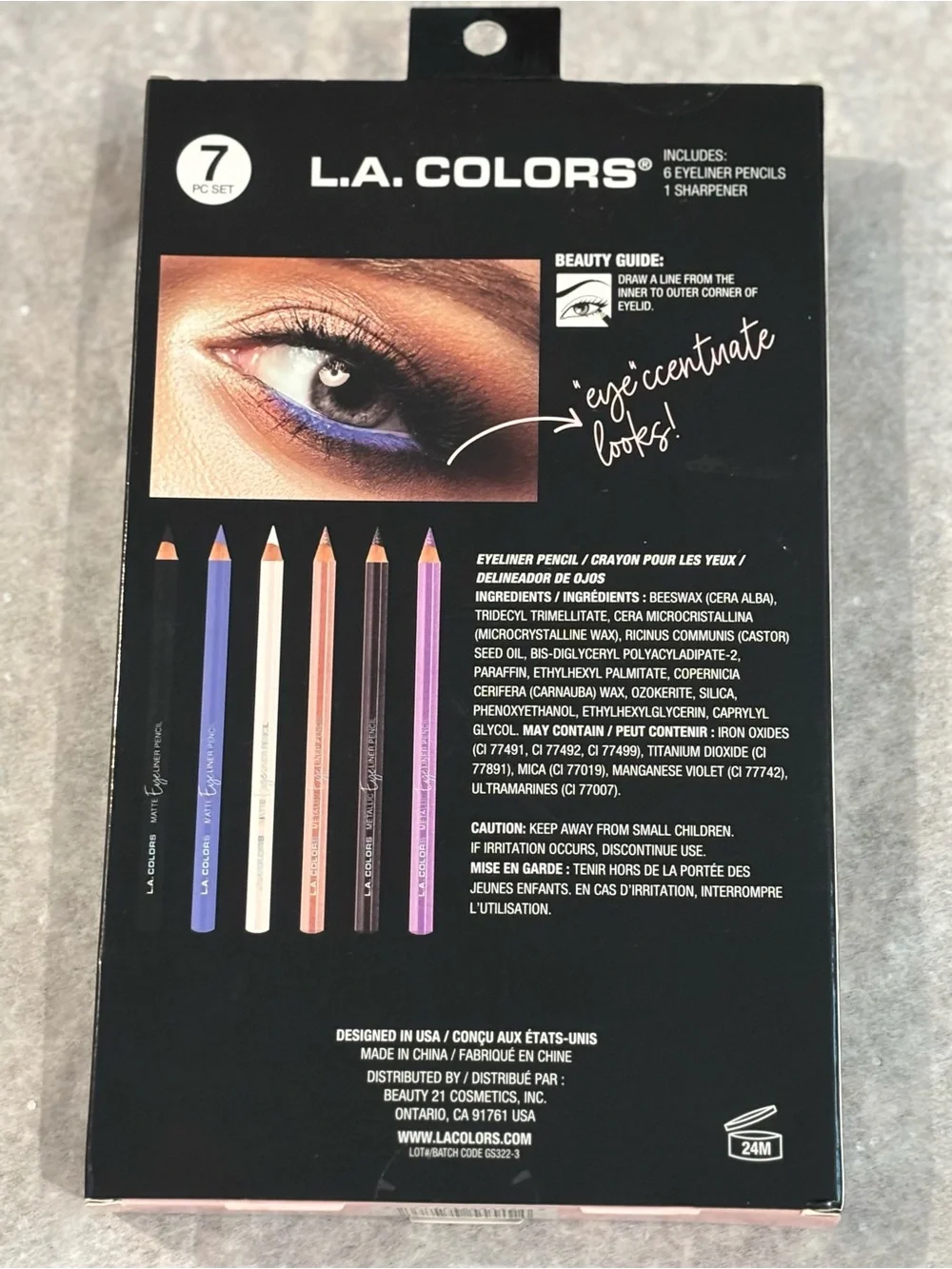 L.A. Colors colors accentuate