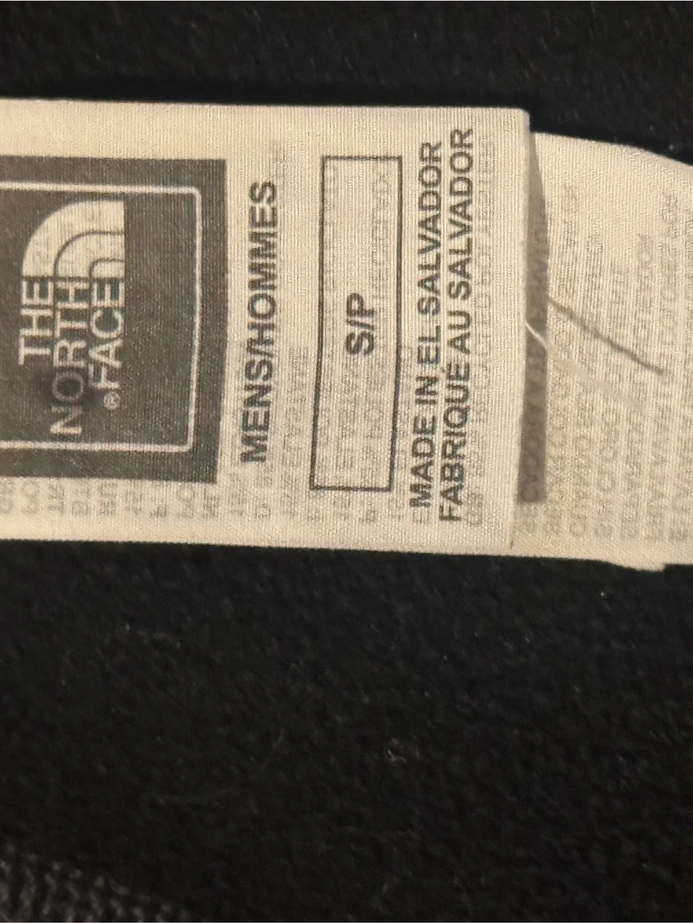 The North Face heathered charcoal