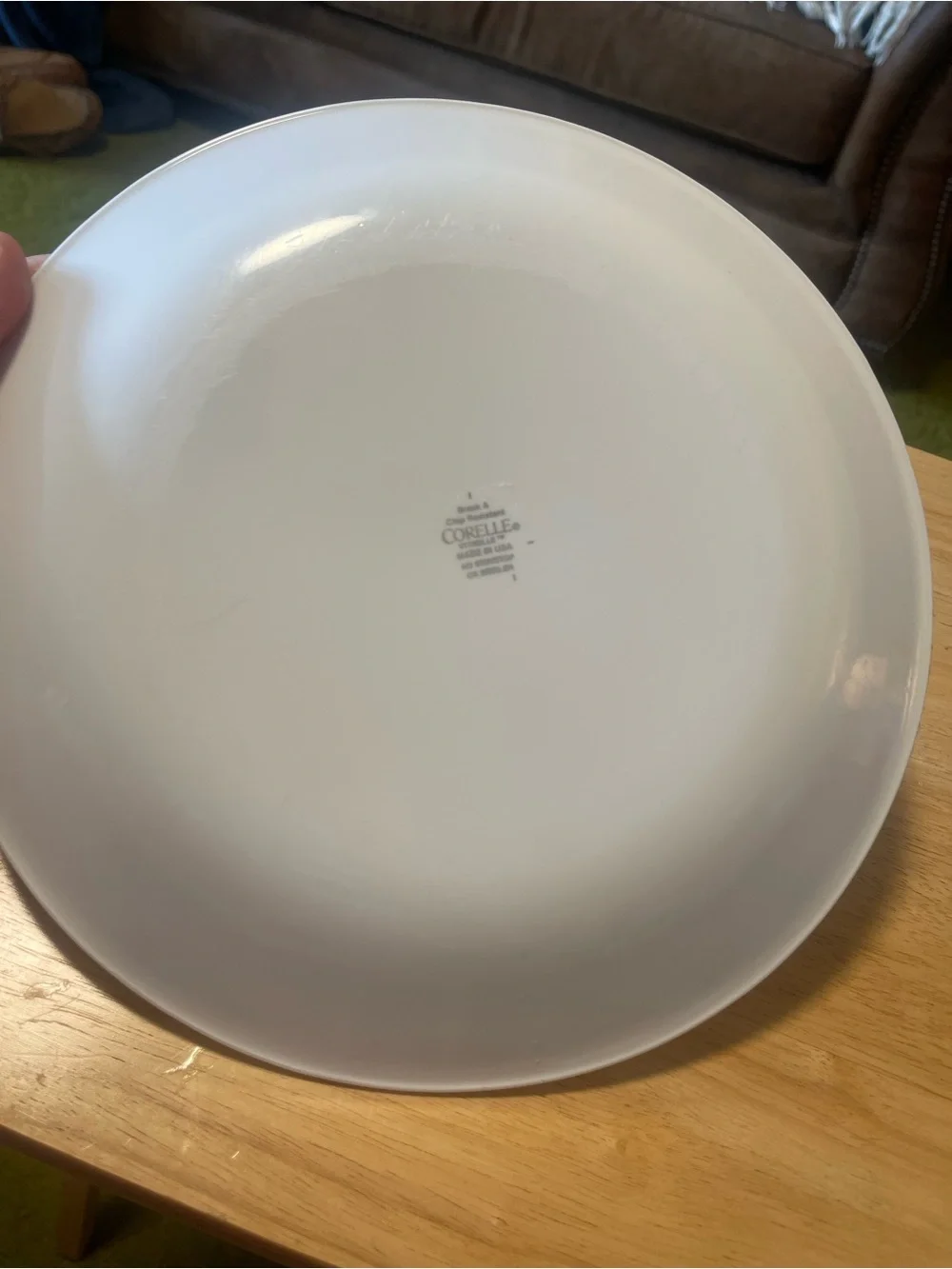Corelle dinner plate
