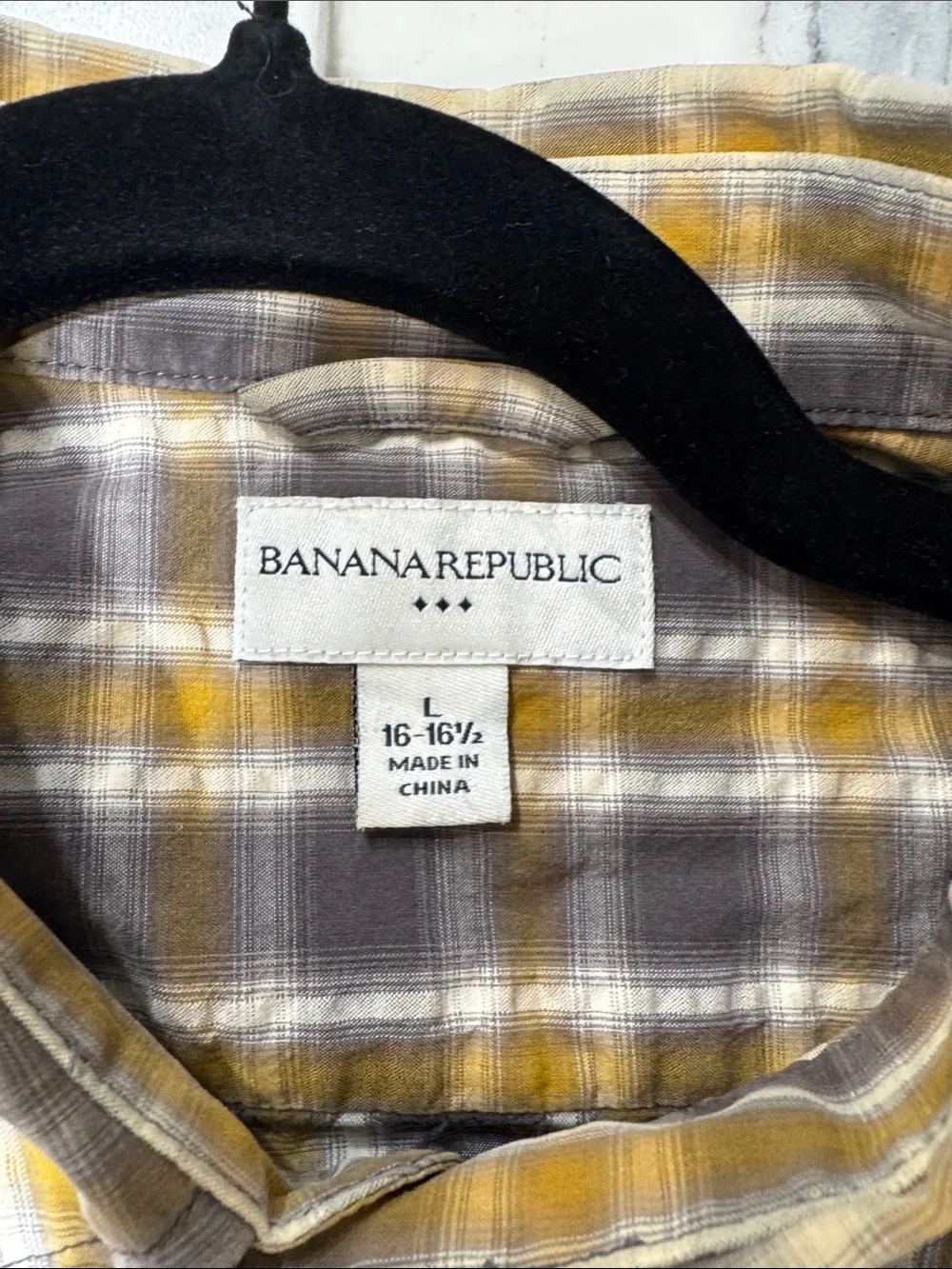 Banana Republic lightweight plaid