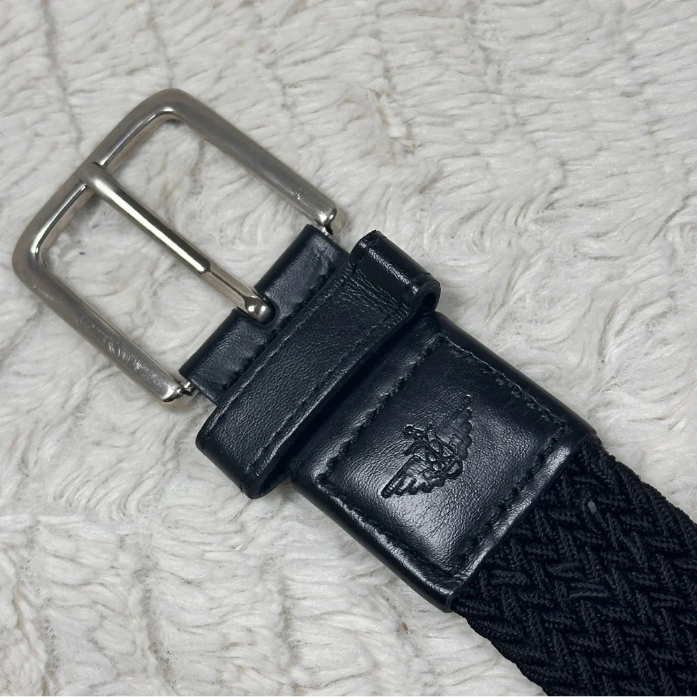 Dockers Black Braided Stretch Belt, UNISEX, Like New!, 3X (50-52)