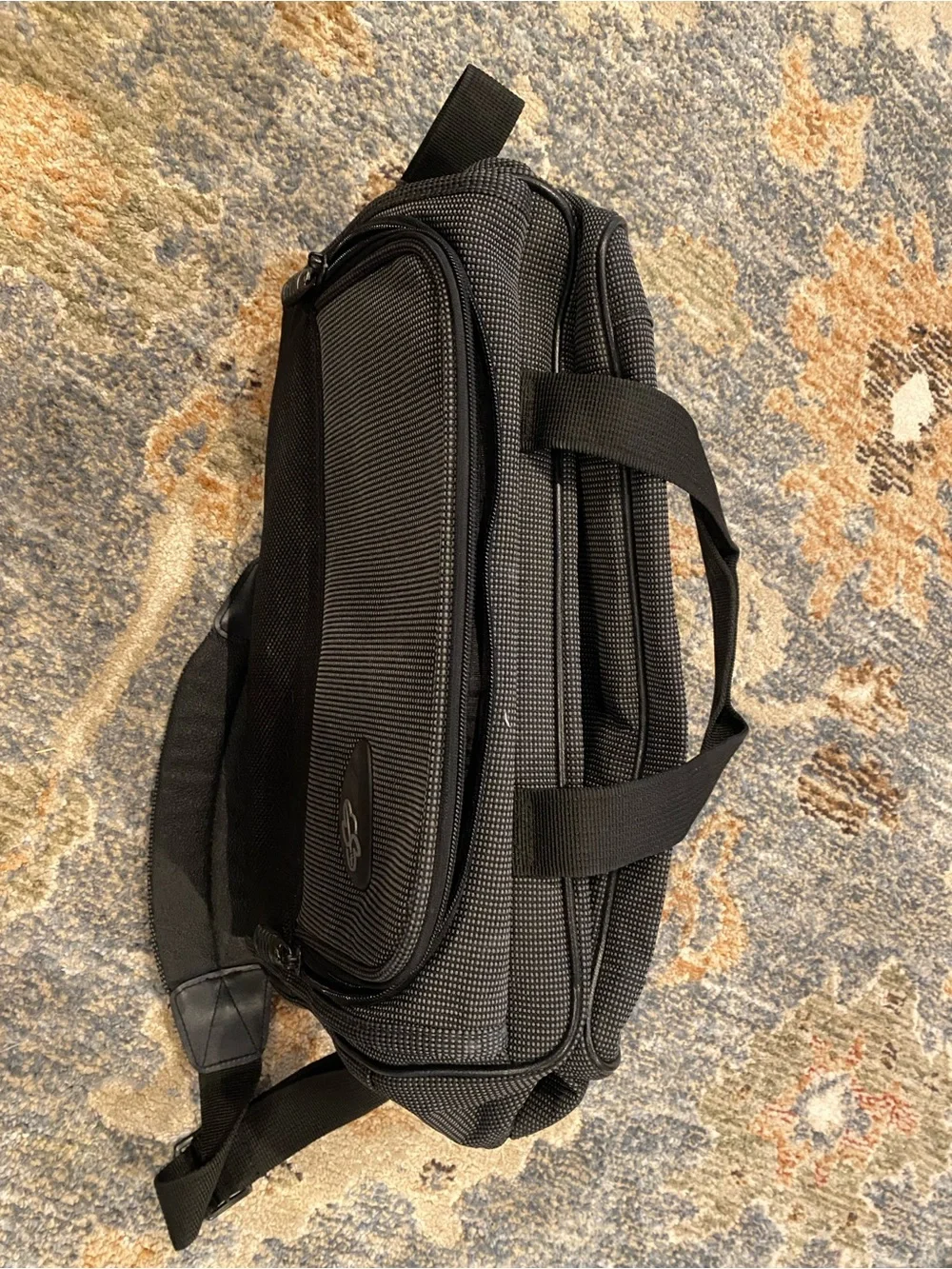 Bag, Black Chic Compact Travel Shoulder Weekender