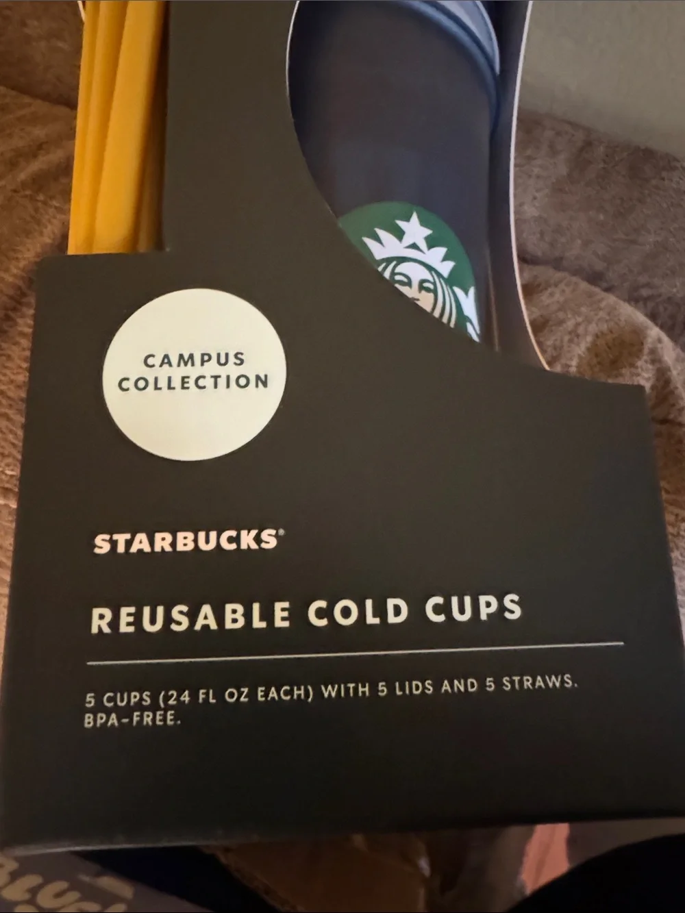 Starbucks branded reusable