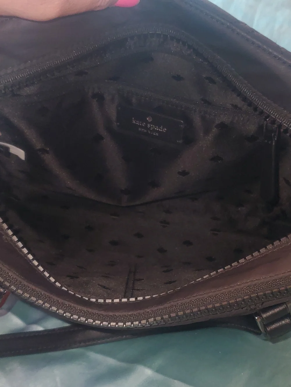 Kate Spade New York Black Quilted Satchel/Tote Bag