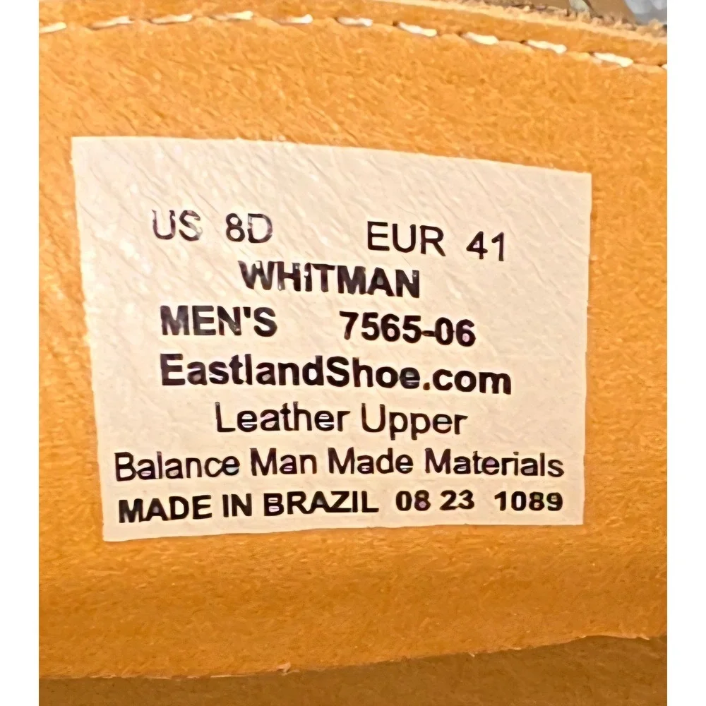 Eastland whitman leather
