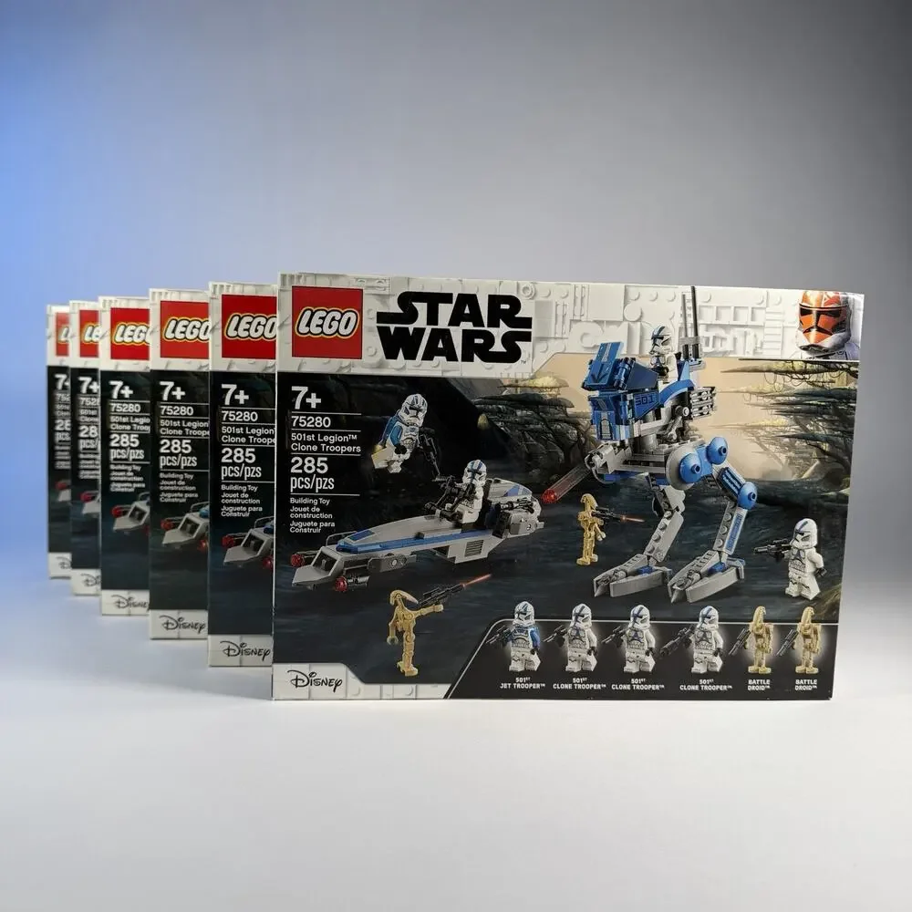 Lego Star Wars 501st Legion™ Clone Troopers 75280 Lot. Retired NIB.