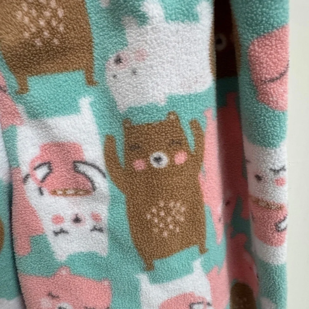 NWOT Simple Joys by Carter's Multicolor Bear Hot Coco Fleece Pajama Bottoms