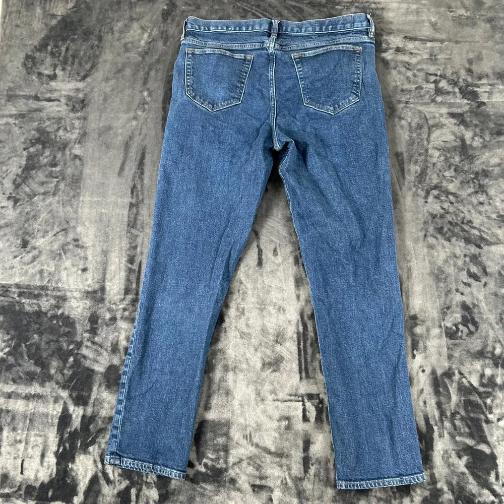 Banana Republic Slim Fit Jeans Mens 35x32 Blue Medium Wash Denim Pants