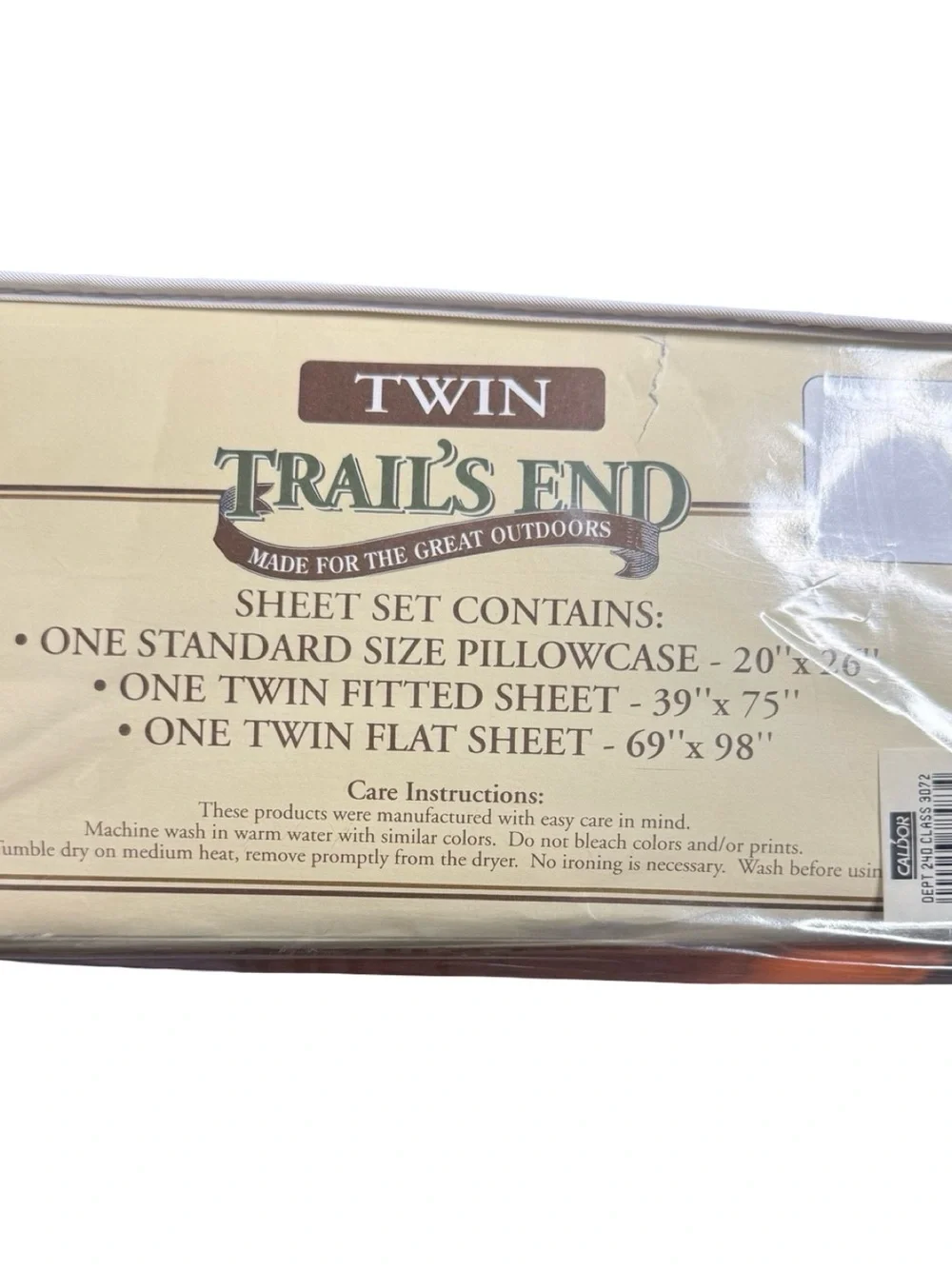 trail’s end material sheets sleep