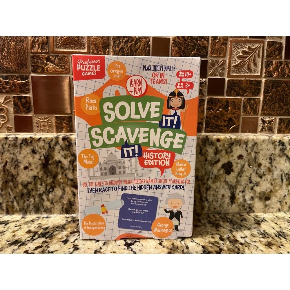 Professor Puzzle - Solve It!‎ Scavenge It!- History Edition