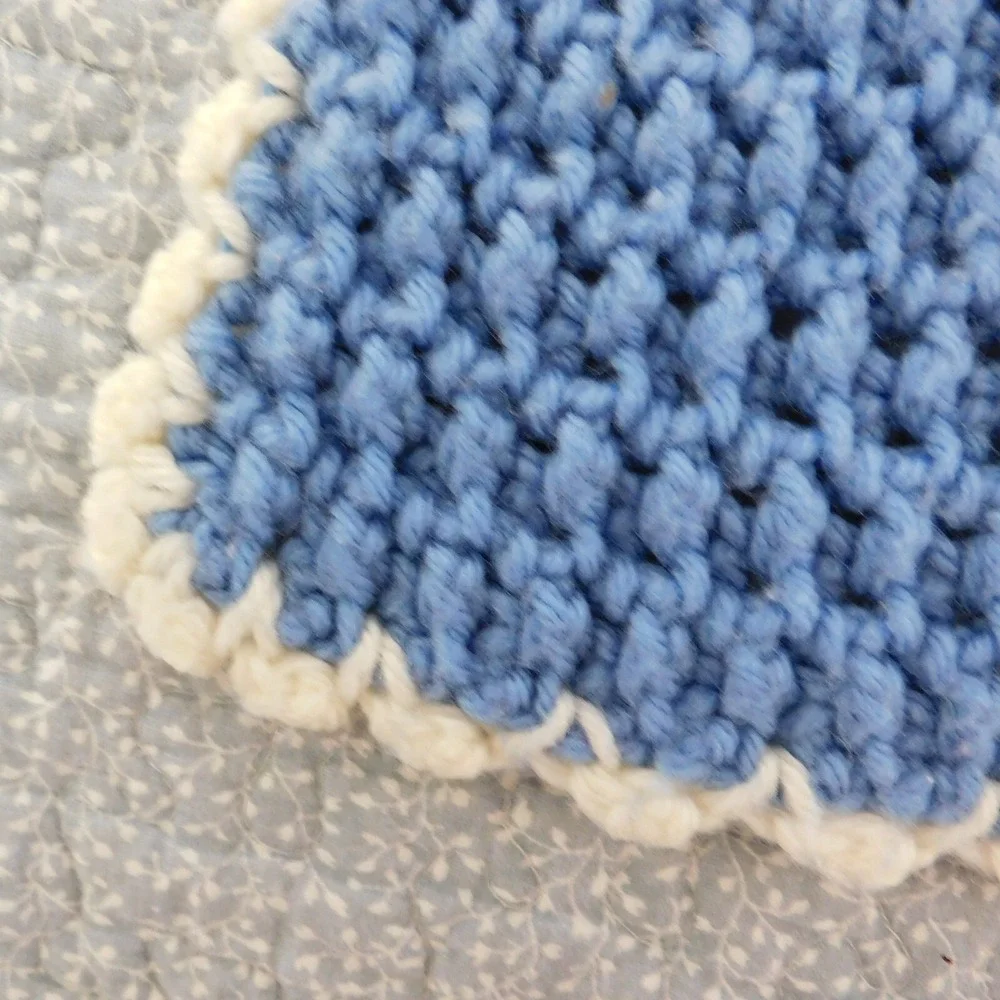 Vintage Handmade Striped Pattern Knit Afghan Throw Blanket‎ 38