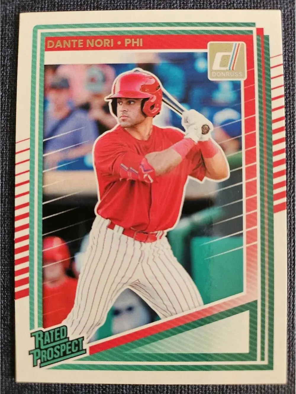 Dante Nori - 2025 Panini Donruss baseball - #190 - Phillies - RAW Mint