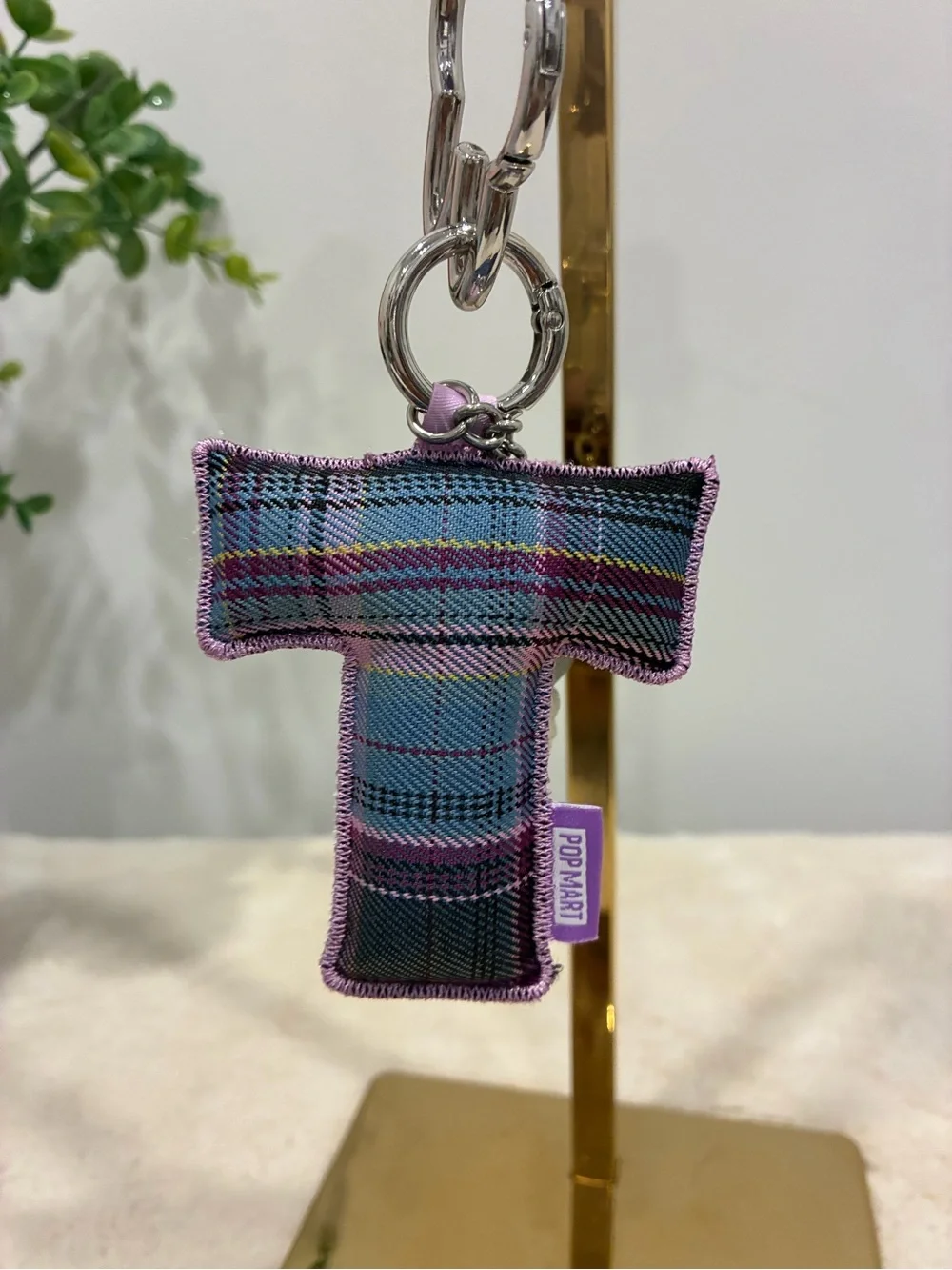 POP MART Pin for Love Labubu Letter T Keychain - confirmed