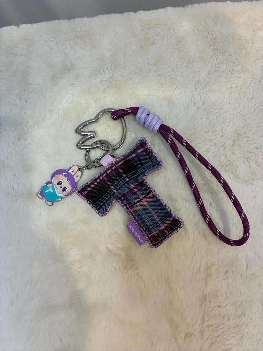 POP MART Pin for Love Labubu Letter T Keychain - confirmed