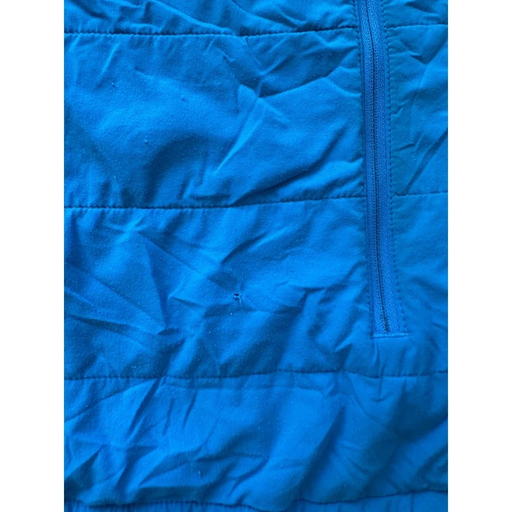 The North‎ Face Mens Blue Quilted Lightweight Insulated Hooded Jacket Size Large