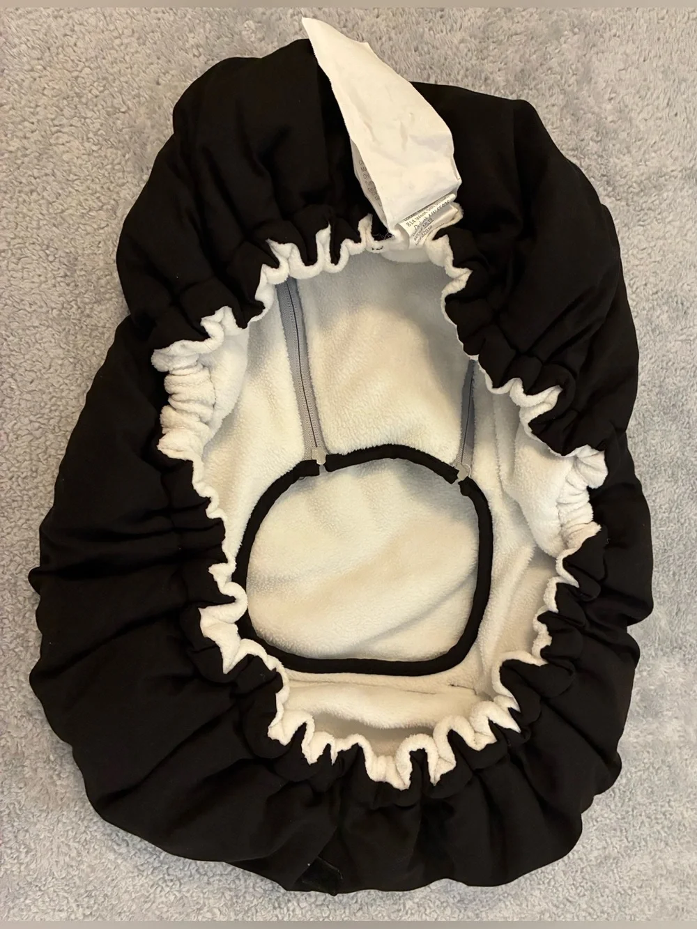 Black Cozy Cover for Infant Car Seat